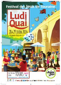 LudiQuai - Festival Des Jeux de Touraine. Du 28 au 29 juin 2014 à Tours. Indre-et-loire.  14H00